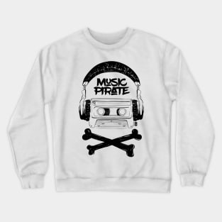 Music pirate Crewneck Sweatshirt